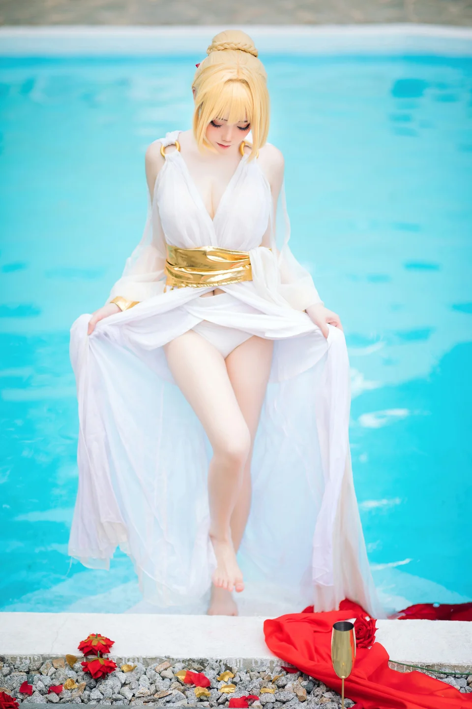 焖焖碳 - FGO·尼禄 礼服 [27P-270MB] tg@simisebaisi 【丝足阁】001.webp